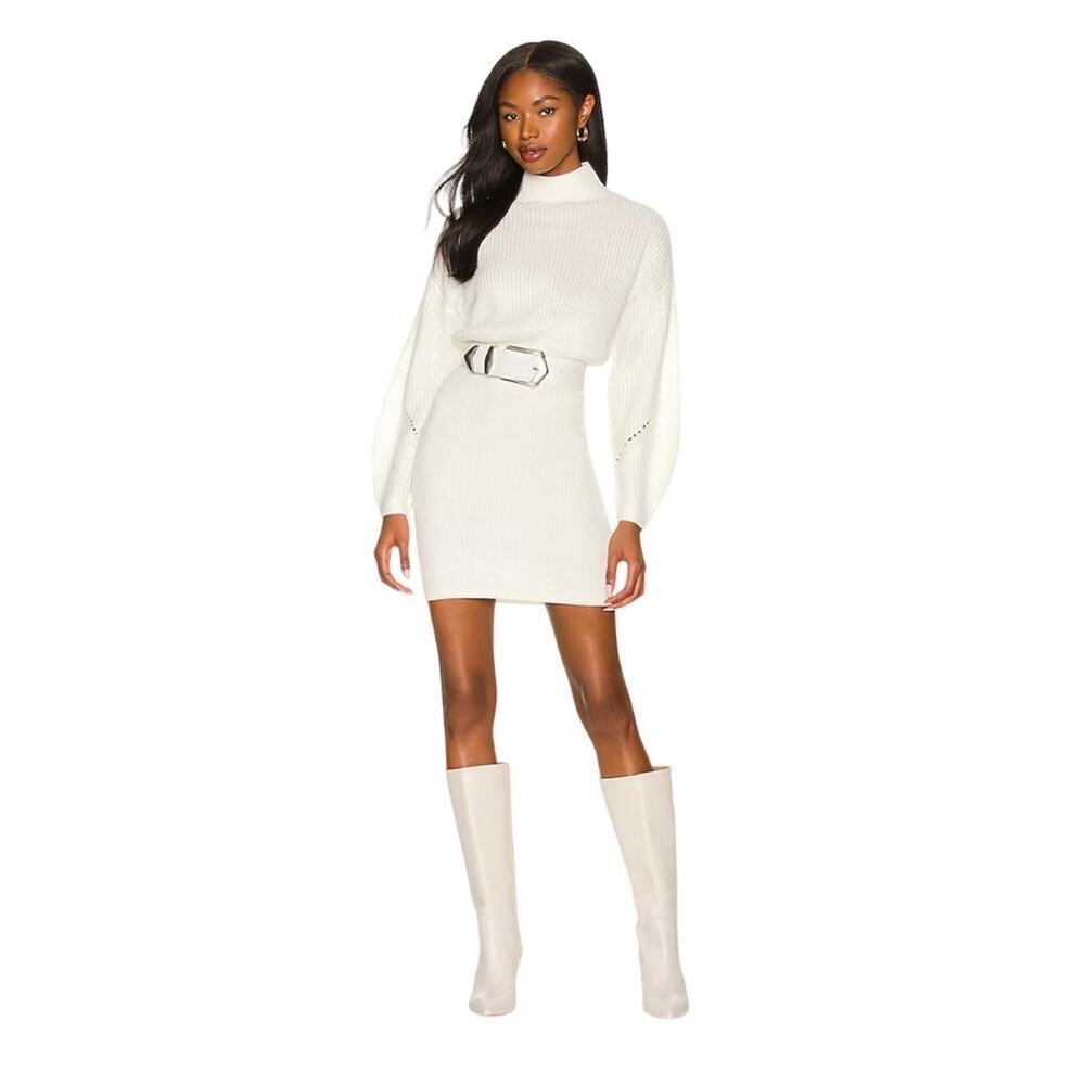 NWT MARJORELLE MONETTE IVORY SWEATER DRESS SIZE MEDIUM